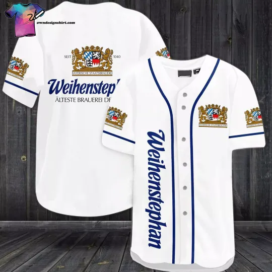 Weihenstephaner Beer All Over Print Baseball Shirt Best Gift