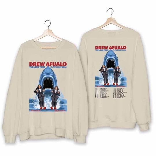 Drew Afualo - LOUD Book Tour 2024 Shirt, Drew Afualo Fan Sweatshirt