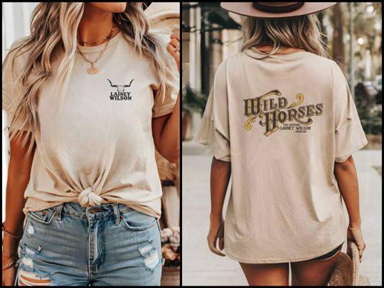 Lainey Wilson Official Fan Club Shirt - Wild Horses and Wildflowers Merch