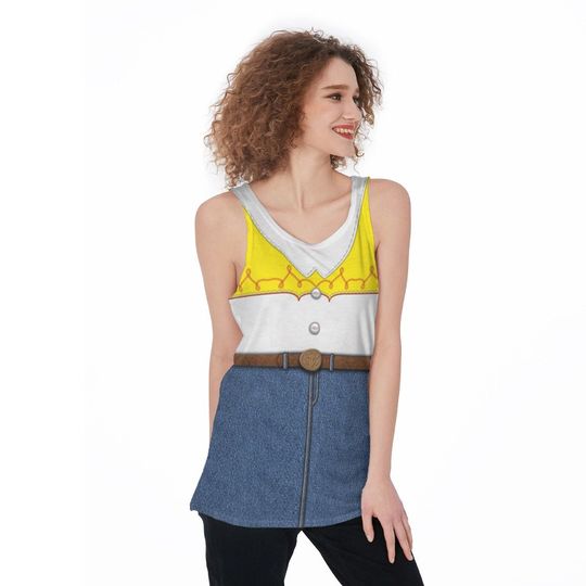 Jessie Cowgirl Pixar Toy Story Party 3D Tank Top, Disney Running Cosplay