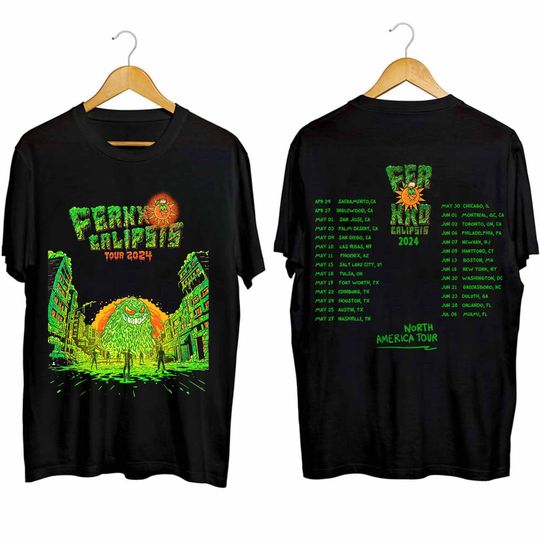 Ferxxocalipsis World Tour 2024 Shirt, Feid Ferxxo 2024 Tour tee, Ferxxo 2024 Tour