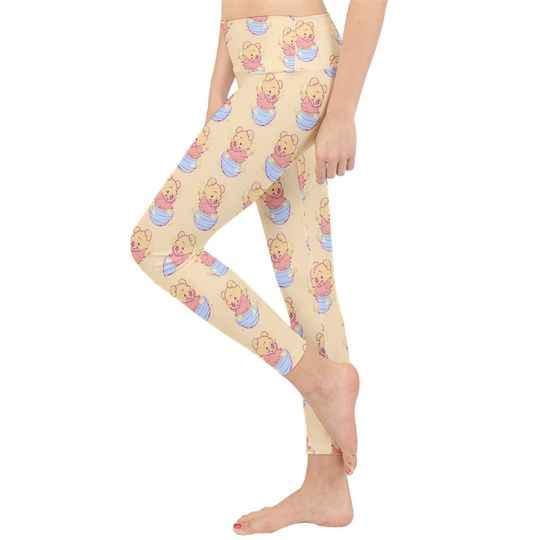Baby Pooh Bear Leggings | Pooh Bear Leggings | Pooh Bear Yoga Pants