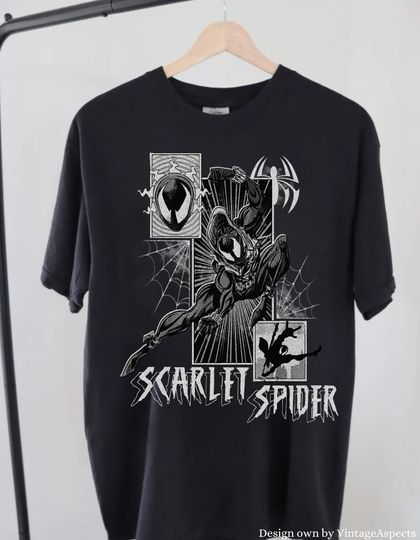Scarlet Spider Comic Book Shirt, scarlet spider spiderverse shirt