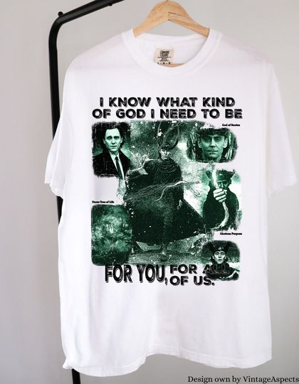 Loki Shirt, BACK, loki season 2 shirt, god of stories shirt, glorious purpose