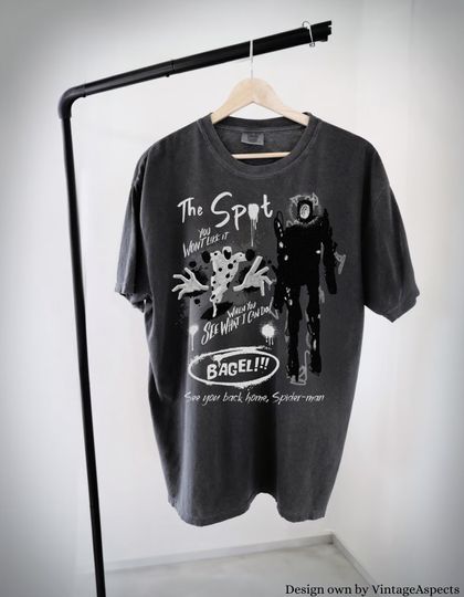 The Spot Spider-verse Shirt, BACK, the spot across the spiderverse shirt
