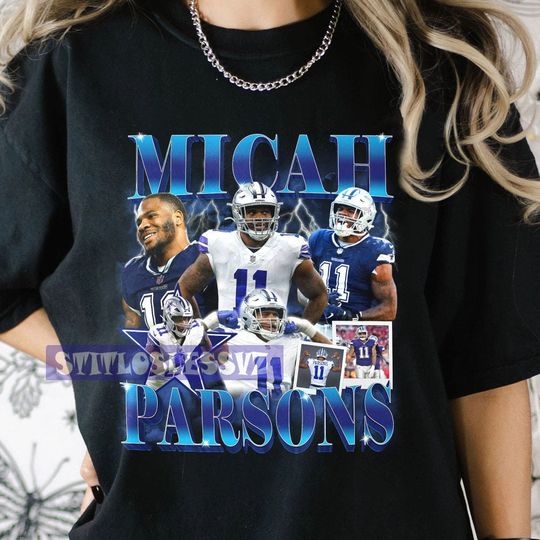 Vintage Micah Parsons Shirt, Micah Parsons Football Shirt