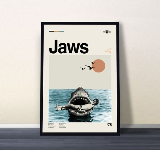 Jaws Movie Poster, Jaws Poster