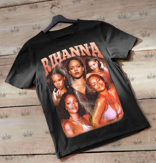 Limited Rihanna Vintage T-Shirt, Gift For Woman and Man Unisex T-Shirt