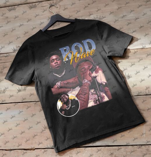 Rod Wave Vintage T-Shirt, Homage Retro 90s Graphic, Ideal Gift for Music Enthusiasts