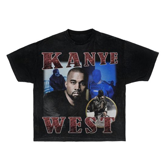 Kanye West 90s retro rap tee | Bootleg rap tee | Vintage 90s rap tee