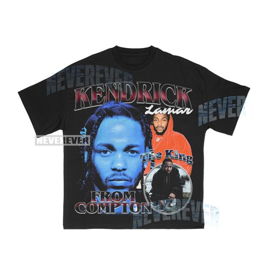 Kendrick Lamar 90s retro rap tee | Bootleg rap tee | Vintage 90s rap tee | Graphic Rap Tee