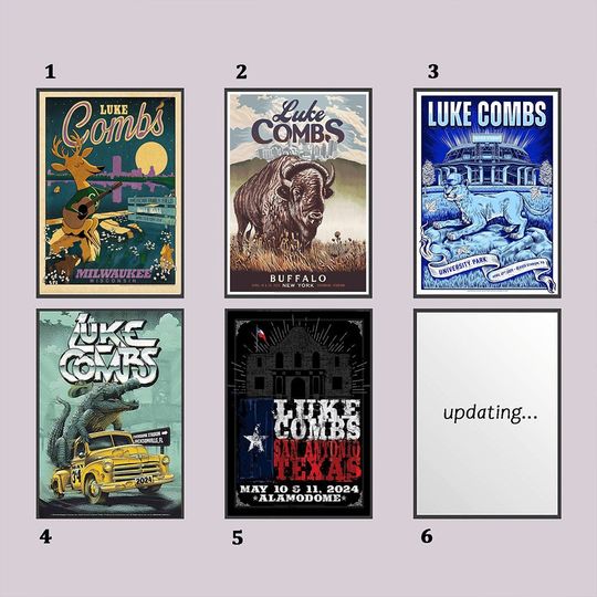 Lukee Comb Growin Up And Gettin Old Tour In Jacksonville May 2024 Posters