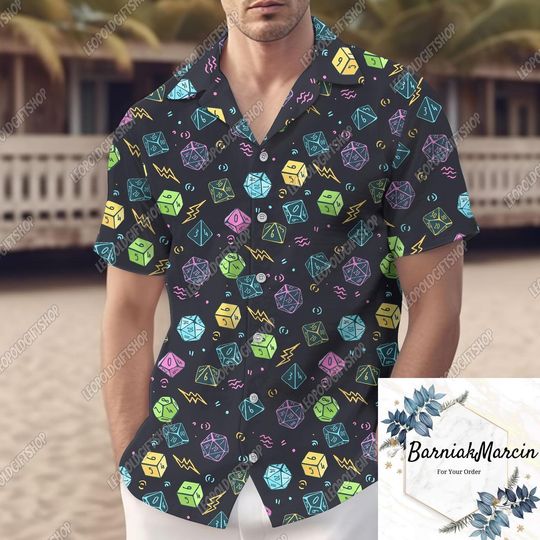 Dungeon Daddy Shirt, Dungeon And Dragon Shirt, Dnd Hawaiian Shirt