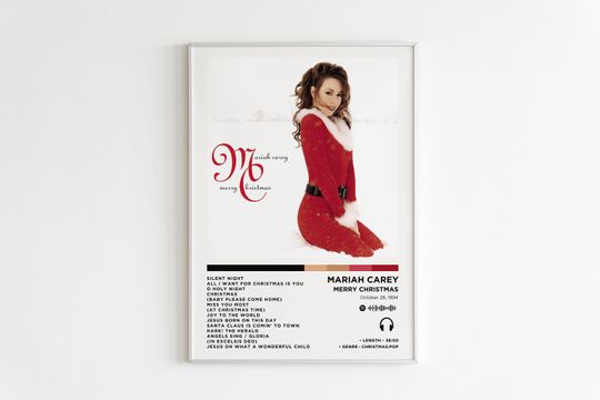 Mariah Carey - Merry Christmas Album Poster