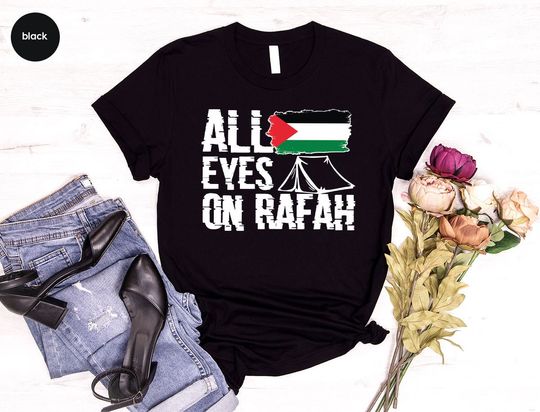 Save Rafah T Shirt, Activist Shirt, Free Palestine Shirts, Stand With Palestine