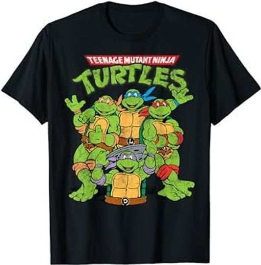 Teenage Mutant Ninja Turtles Classic Retro Gift Tshirt