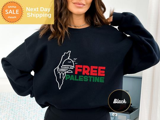Free Palestine Sweatshirt, Palestine Jumper, Support Palestine, Freedom Gaza Palestine