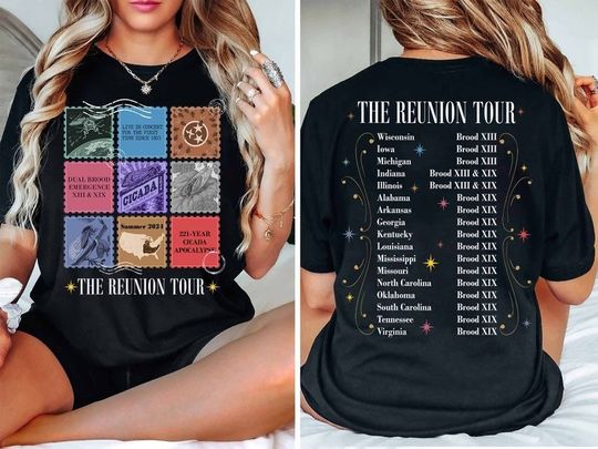 The Cicadas Reunion Tour 2024 Shirt, Cicada Summer Tour 2024 shirt
