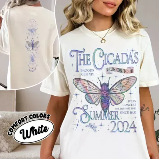 Cicada Reunion Summer 2024 T Shirt, Cicada Concert T-Shirt