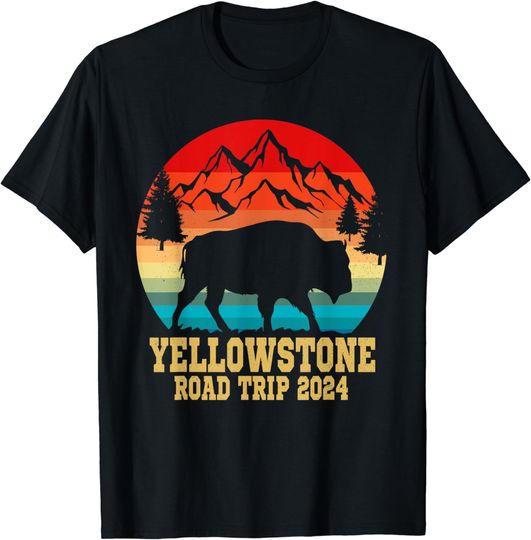 YStone National Park Family Road Trip 2024 Matching T-Shirt