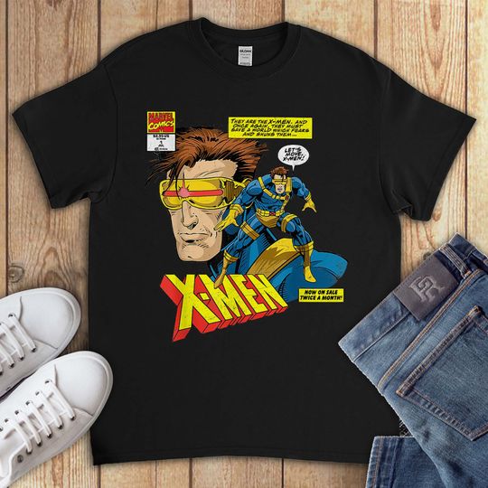 Cyclops Mutant Vintage X-Men Superhero Comic Funny Gift Unisex T-Shirt
