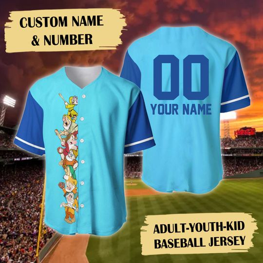 Custom Dwarfs Baseball Jersey, Tiny Men Basketball Jersey Team