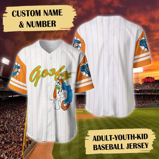 Custom Dog Cartoon Baseball Jersey, Animated Dog Character Basketball Jersey