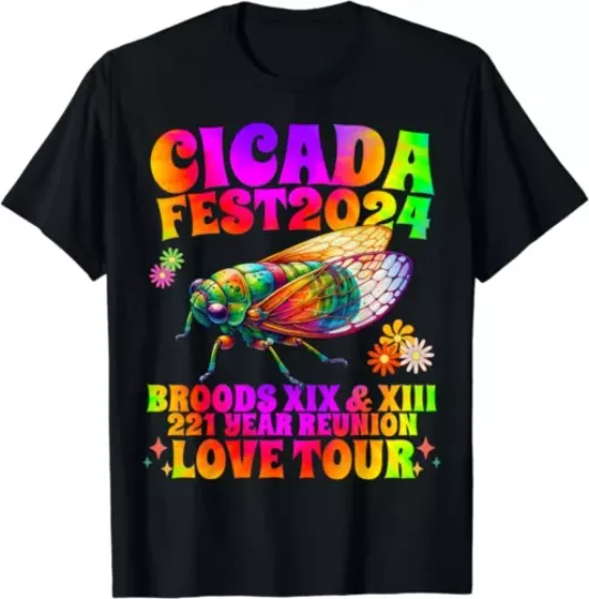 Entomology Cicada Fest Cicadas Brood XIII & XIX 2024 Shirt