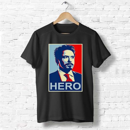 Hero Tony Stark Iron Man Avenger Superhero Unisex T-Shirt