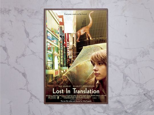 Lost in Translation Movie Poster, Movie Poster, Home Decor