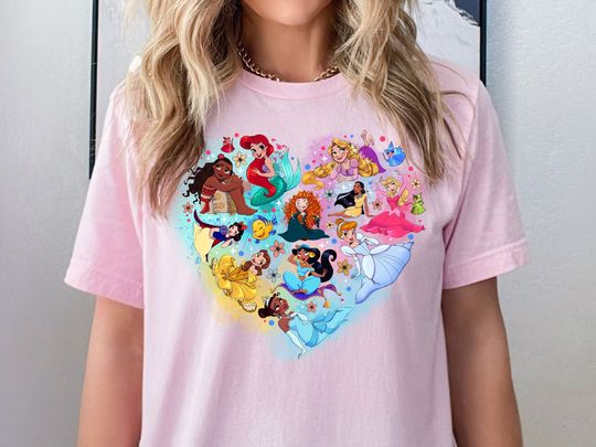Discover Disney Princesses Shirt, Disney Elsa, Jasmine,Merida