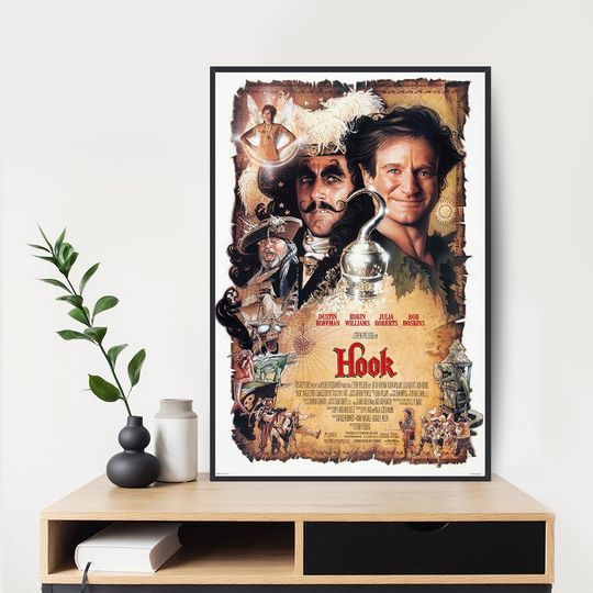 Hook Movie Poster, Movie Poster, Home Decor