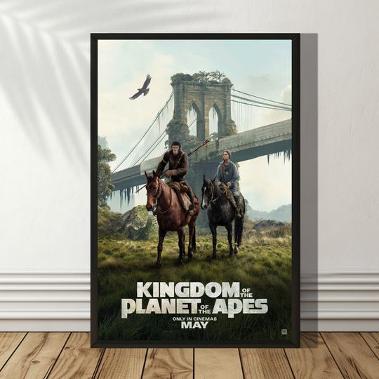 Kingdom of the Planet of the Apes Movie Poster, Movie Poster, Home Decor