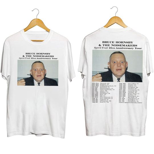 Bruce Hornsby - 2024 Spirit Trail 25th Anniversary Tour Double Sided Shirt