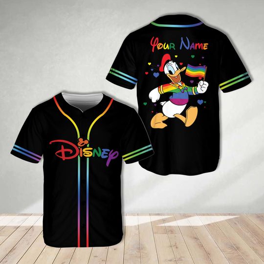 Disneyy Pride Month Baseball Jersey Ddisneyland Baseball Jersey