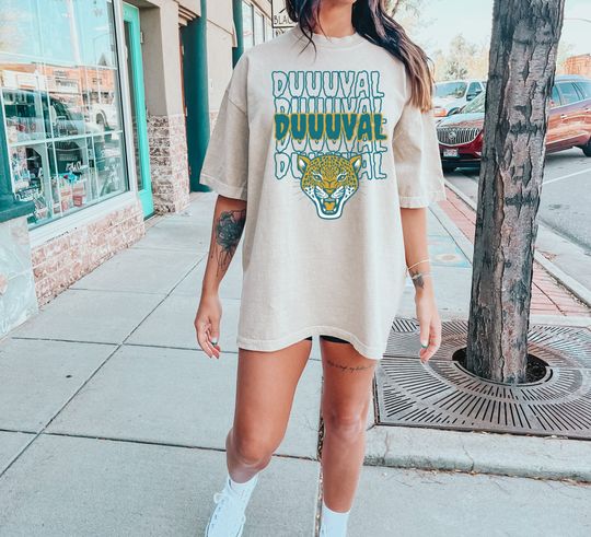 DUUUVAL Football Team Jacksonville T-shirt, Jaguars Shirt, Perfect Gift for Jaguars Fans