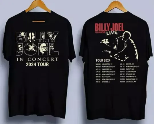 Billy Joel In Concert Music Tour 2024 Shirt