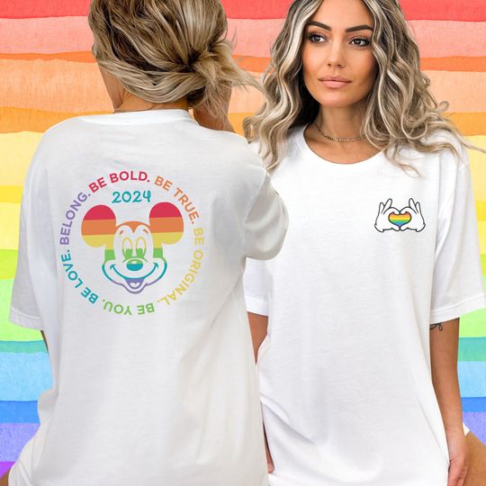 Disney Pride Shirt | Mickey Mouse Shirt, Disney World Shirt