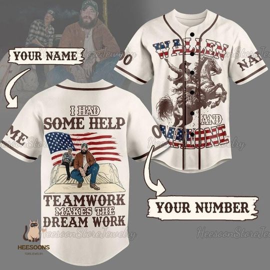 Wallen Western Jersey, Wallen Baseball Jersey, Cowboy Wallen Jersey Shirt, Country Music Shirt