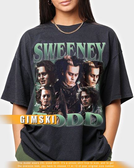 Limited Sweeney Todd Shirt Vintage Bootleg Johnny Depp T-Shirt