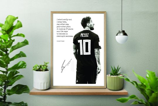 Lionel Messi  Soccer | Printable poster