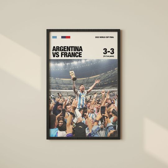 Lionel Messi Poster | Football Wall Art | Sports Poster