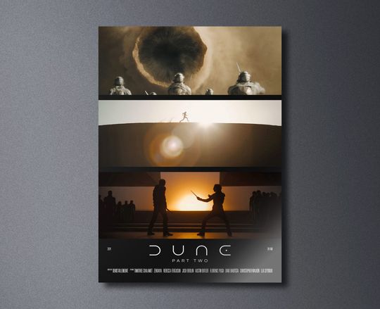 Dune: Part Two (2024) Movie Poster, Movie Poster