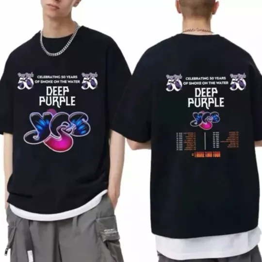Deep Purple More Time 2024 Tour T-Shirt All Size  Gift For Fans