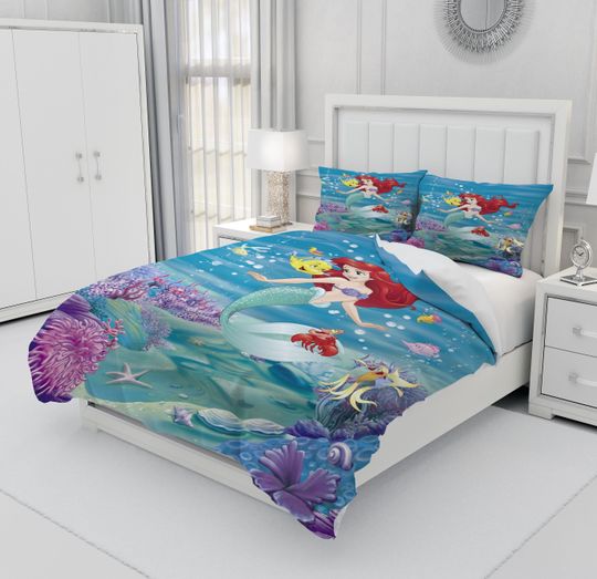 The Mermaid Princess Bedding Three Piece Set, Creative Gifts