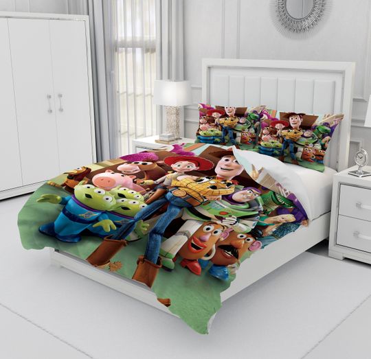 Toy Story Bedding Three Piece Set, Bedroom Decoration, Creative Gifts