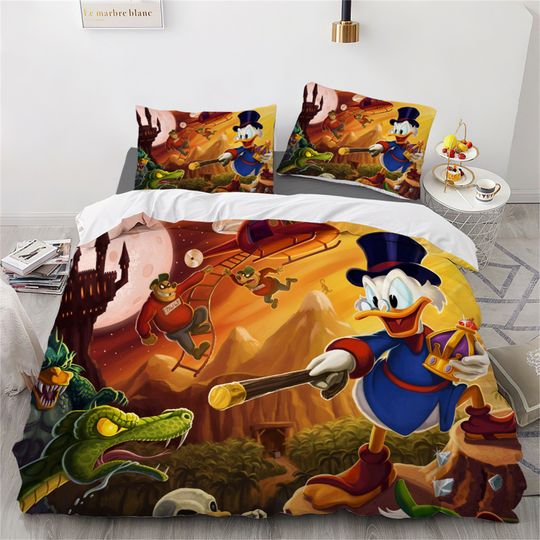 Ducktales Three Piece Bedding Set, Bedding Set Gift