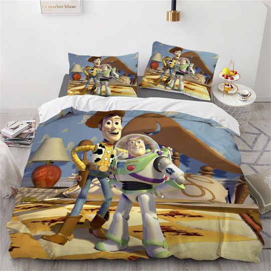 Toy Story Printing Three Piece Bedding Set, Bedding Set Gift