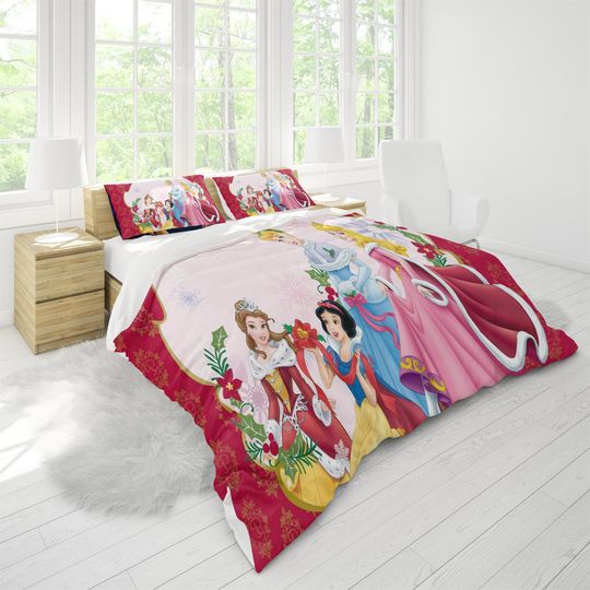 Disney Princess Three Piece Bedding Set, Bedding Set Gift