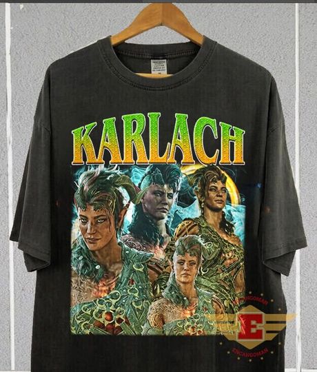 Karlach Shirt For Gamer, Laezel Appareal, Tshirt Gift For Karlach Geek, Karlach Bulders Shirt, Karlach Merch Shirt